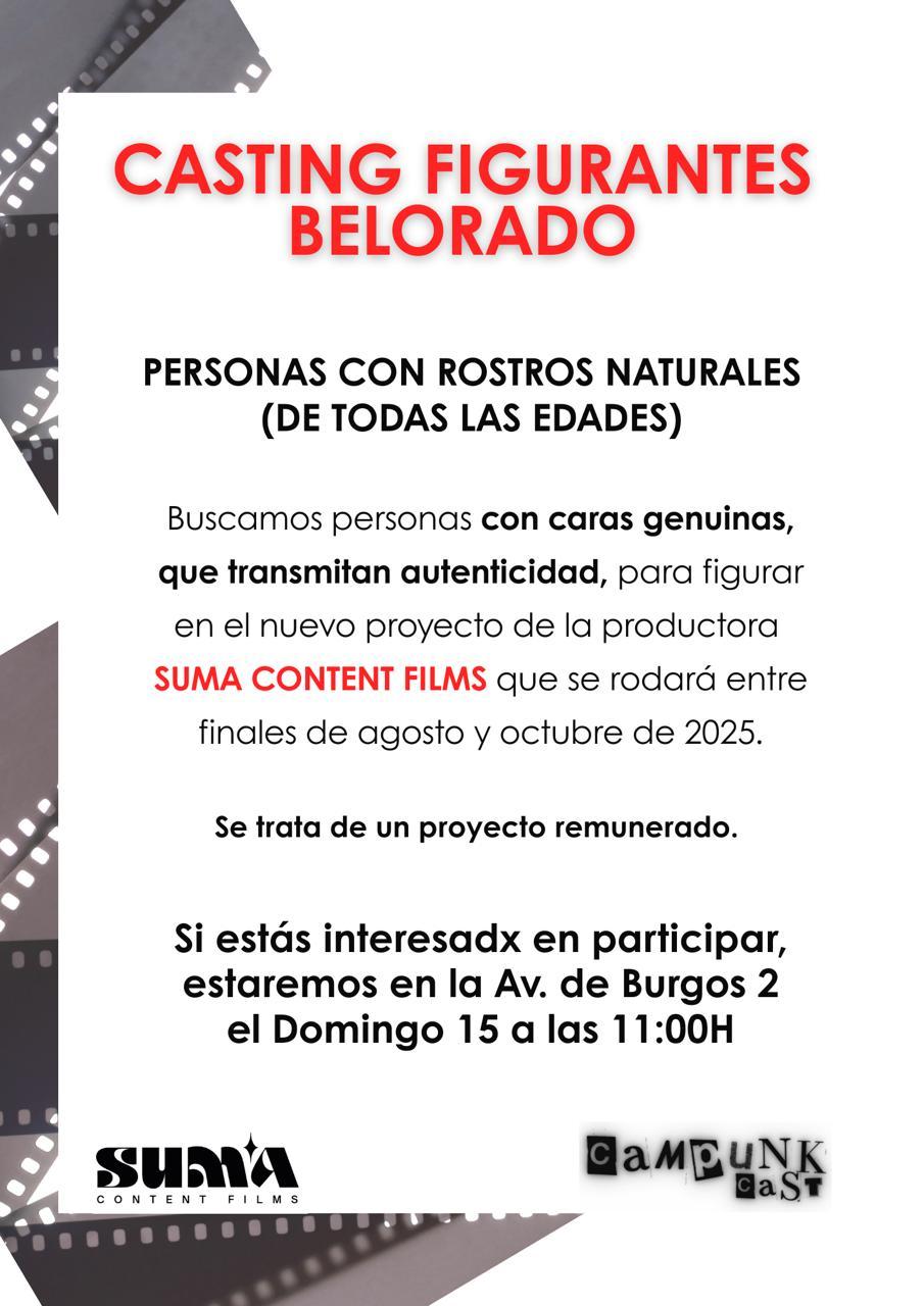 CASTING  DE PERSONAS CON ROSTROS NATURALES
