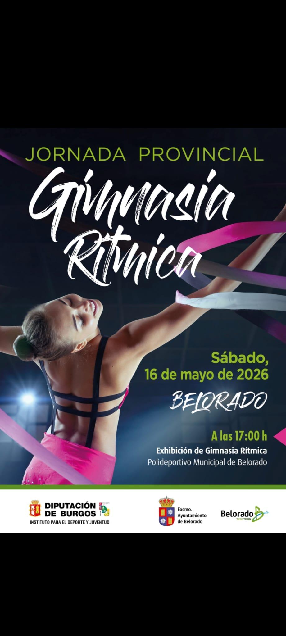 Exhibición provincial de gimnasia rítmica 