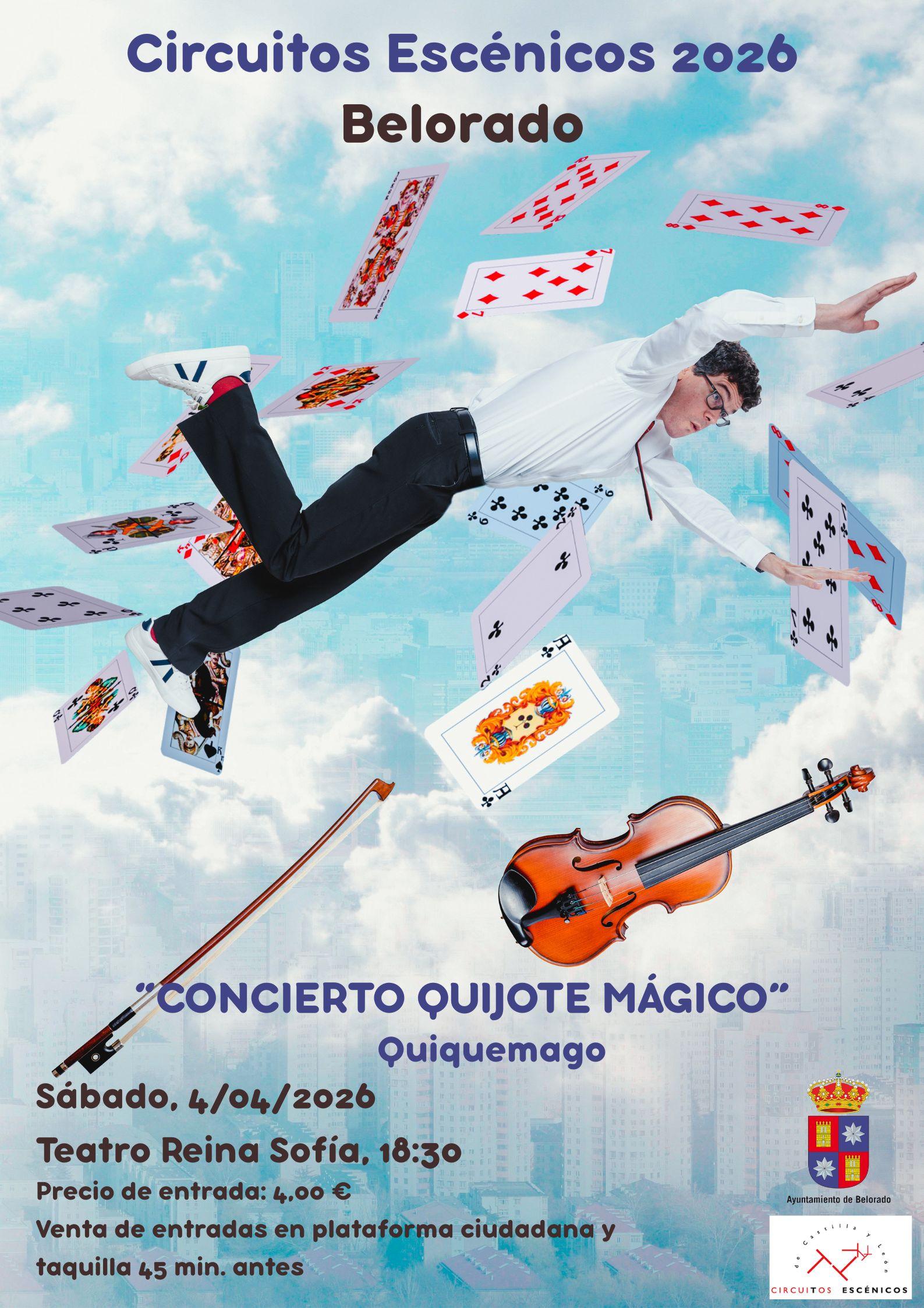 Circuitos escénicos 2026: Concierto Quijote Mágico