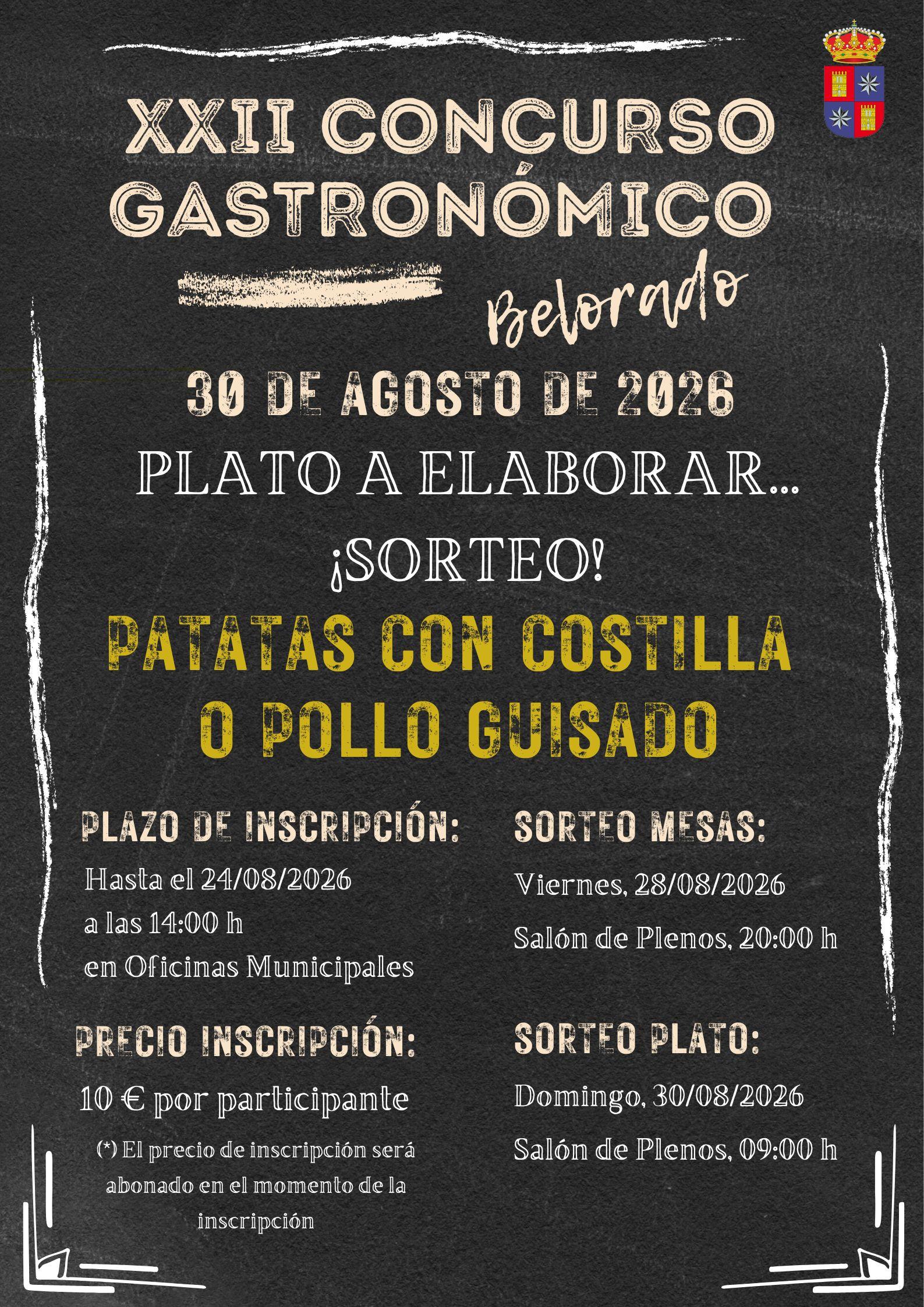 XXII CONCURSO GASTRONÓMICO 